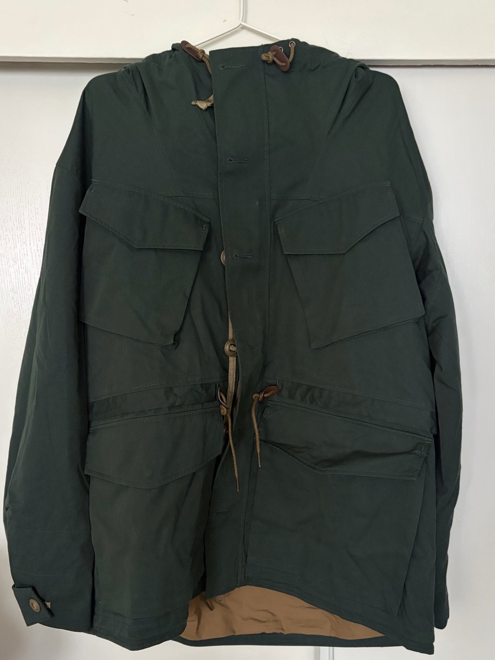 NWT Men's JCREW Green Utility Hooded Field Jacket￼